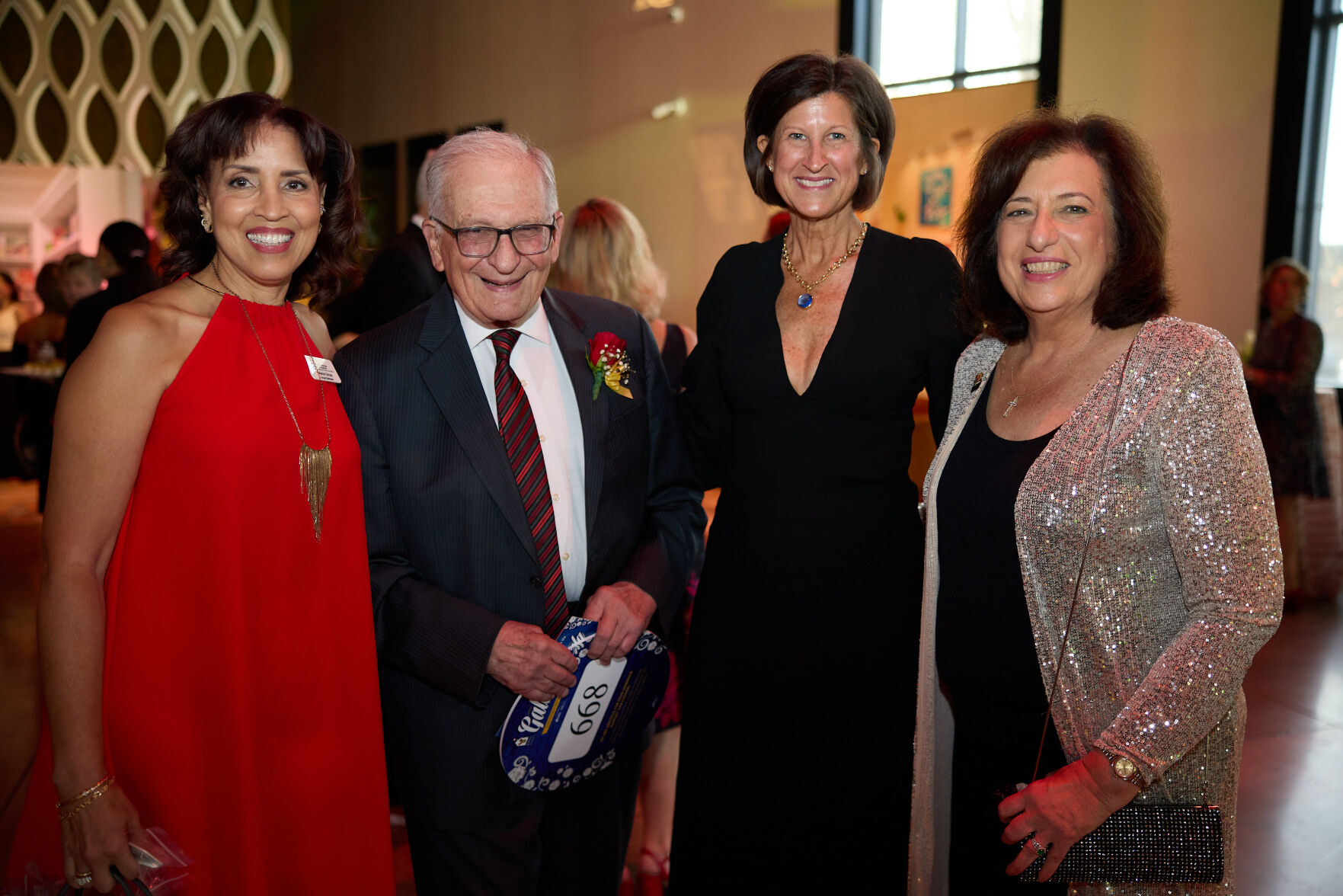 RMHC-CNI Board Chair Marion Gross, Charlie Marino (founder of first Ronald McDonald House in Chicago), RMHC-CNI CEO Holly Buckendahl and Ann Baum (McDonald's owner/operator). (Photo courtesy of RMHC)